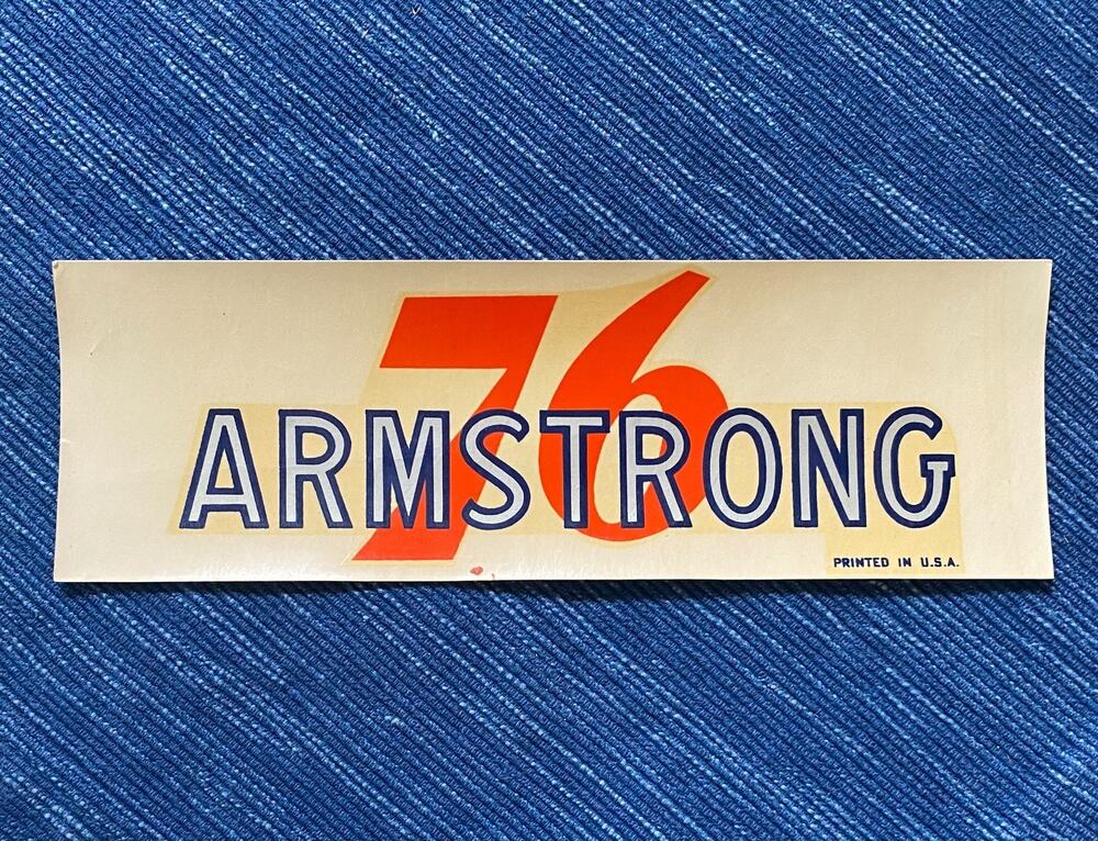 Union 76 Oil Armstrong British Columbia Canada Decal Gas Station Travel Souvenir